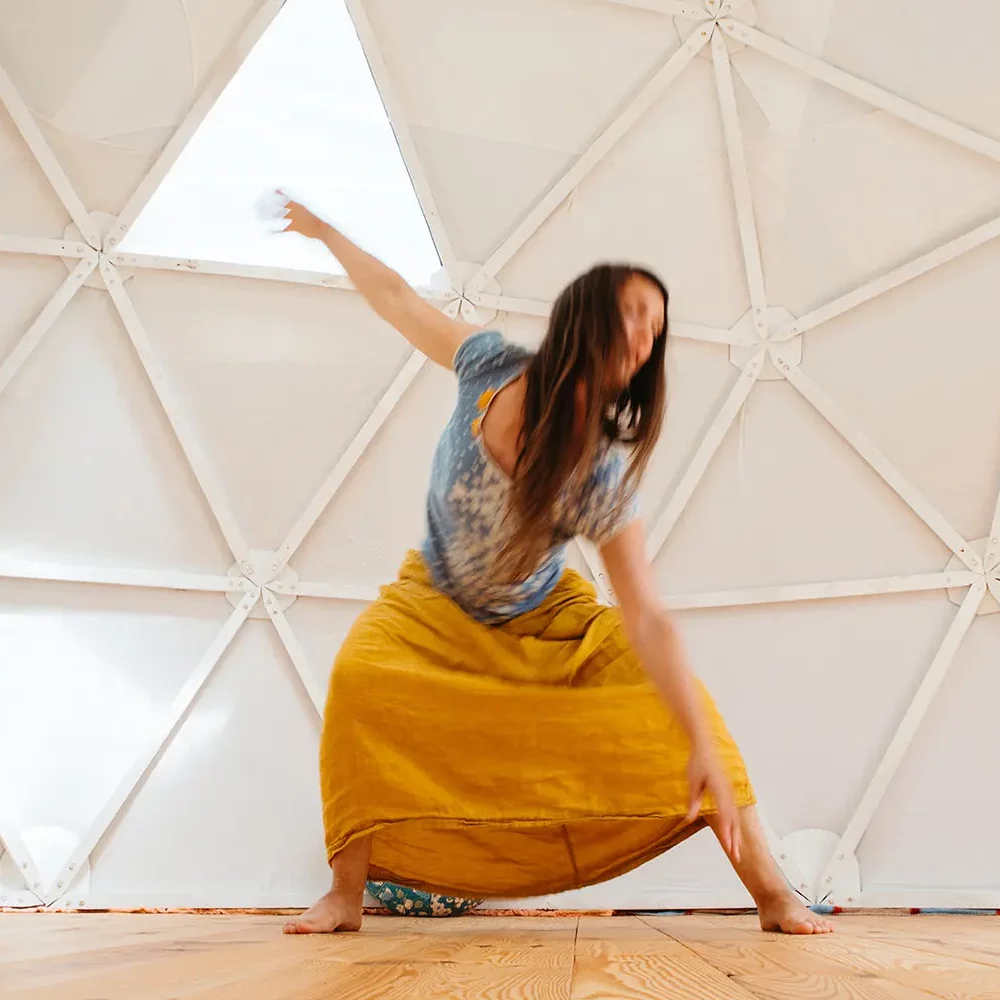 Portrait Bénédicte Zanon au tambour